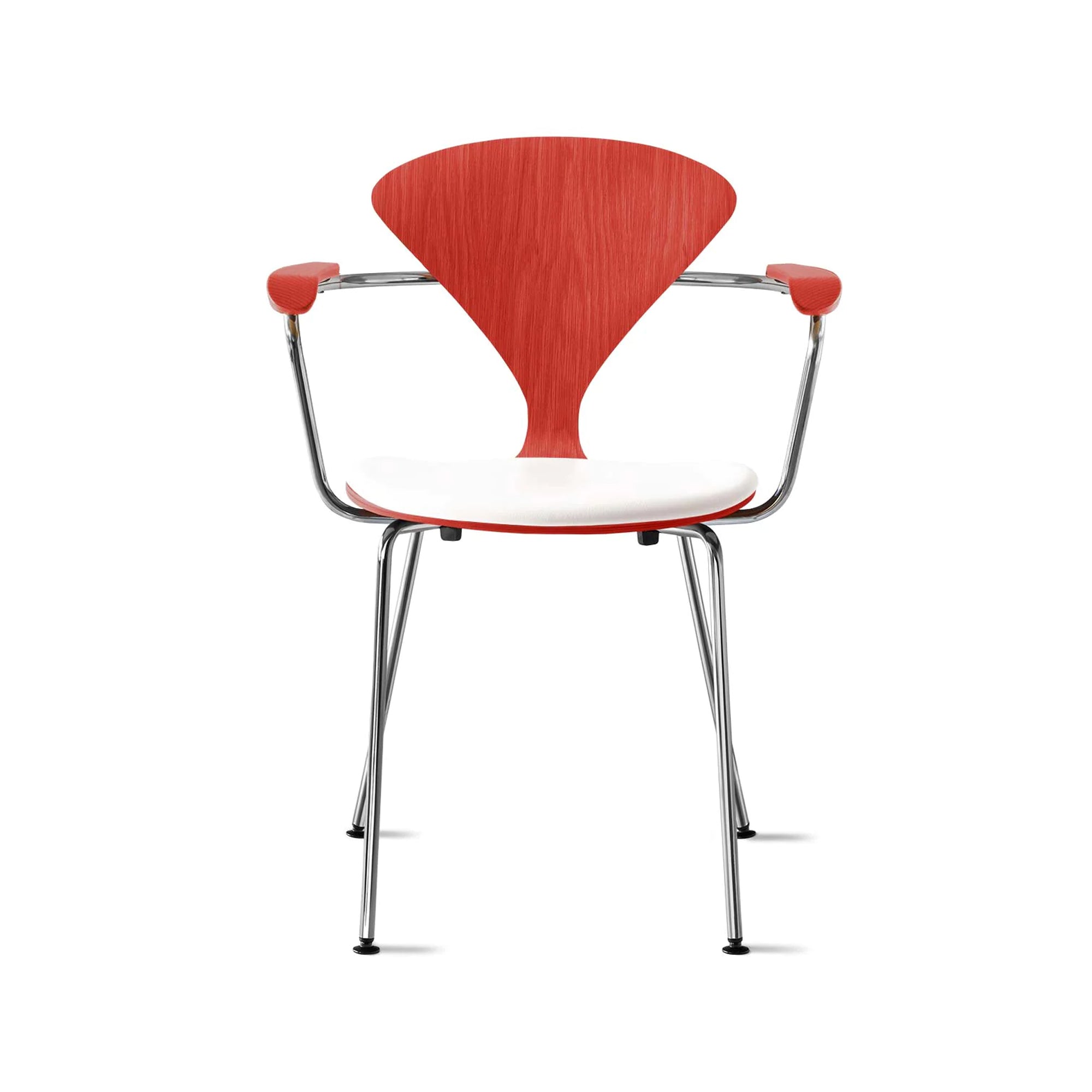 Cherner Metal Armchair with Seat Pad