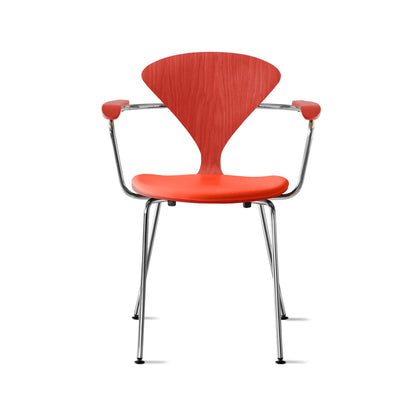 Cherner Metal Armchair with Seat Pad