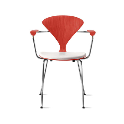 Cherner Metal Armchair with Seat Pad