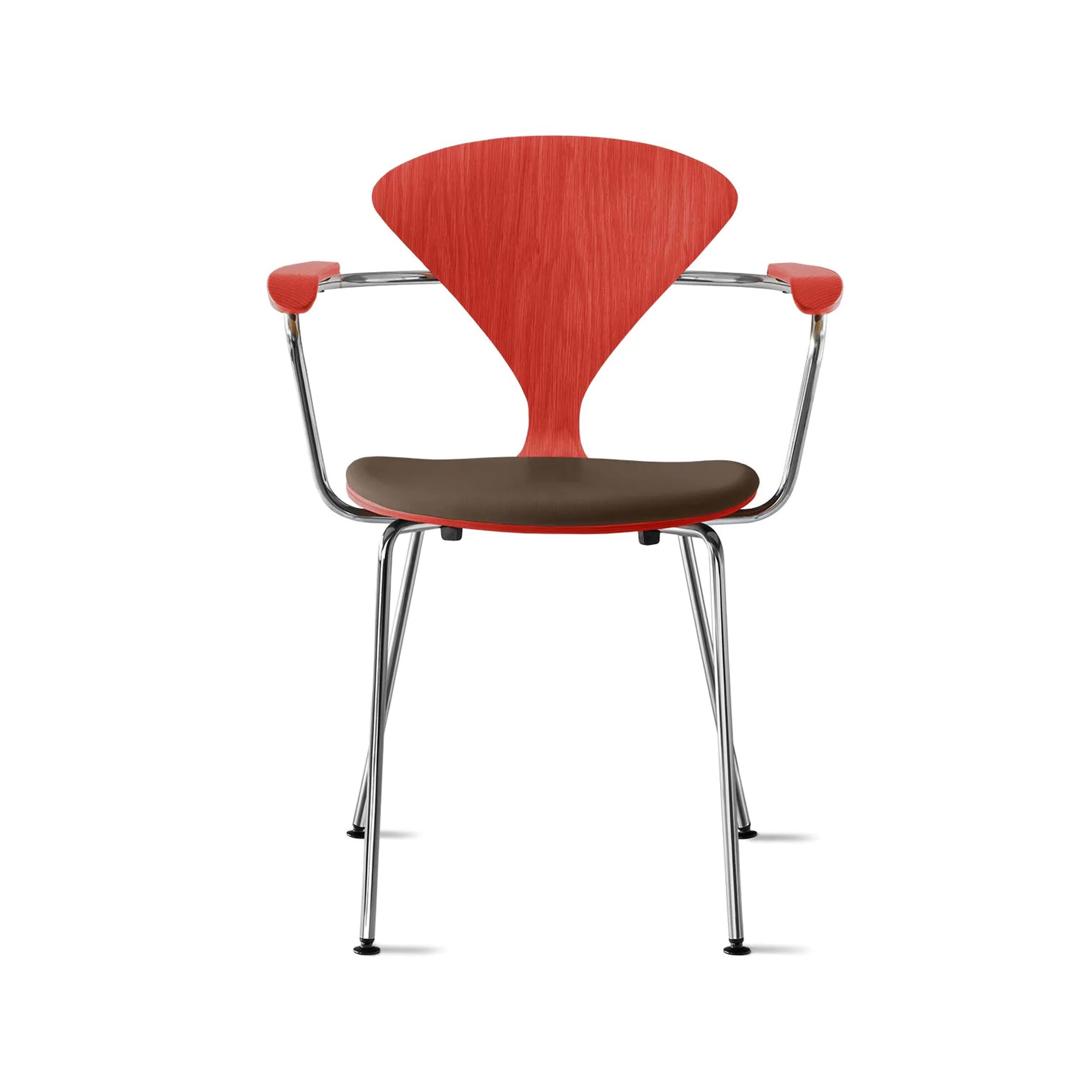 Cherner Metal Armchair with Seat Pad
