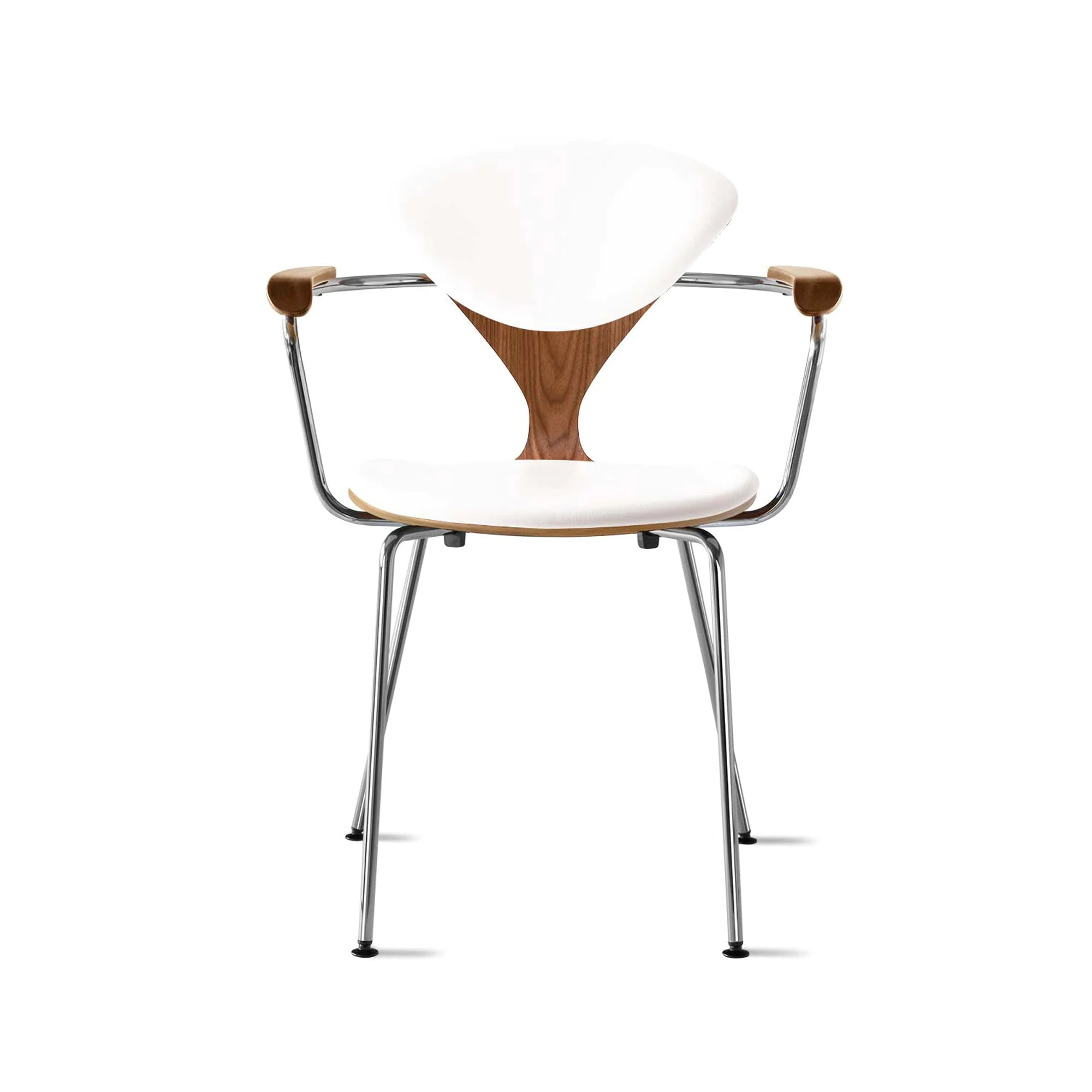 Cherner Metal Armchair with Seat and Back Pads