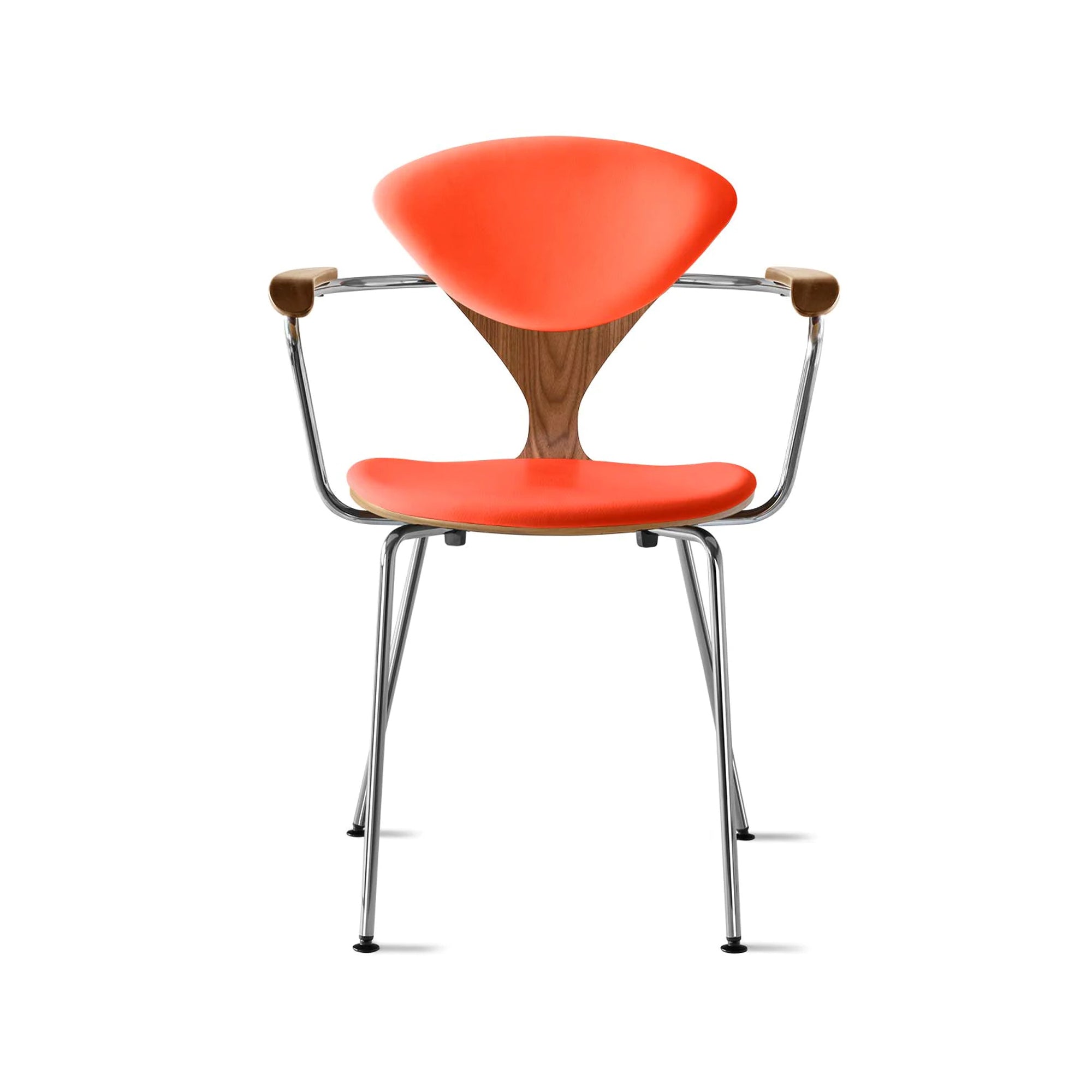 Cherner Metal Armchair with Seat and Back Pads