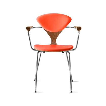 Cherner Metal Armchair with Seat and Back Pads