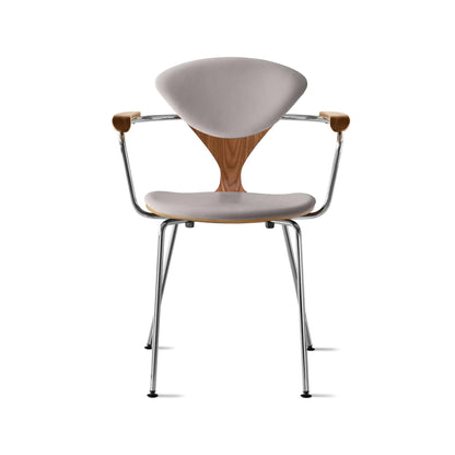 Cherner Metal Armchair with Seat and Back Pads