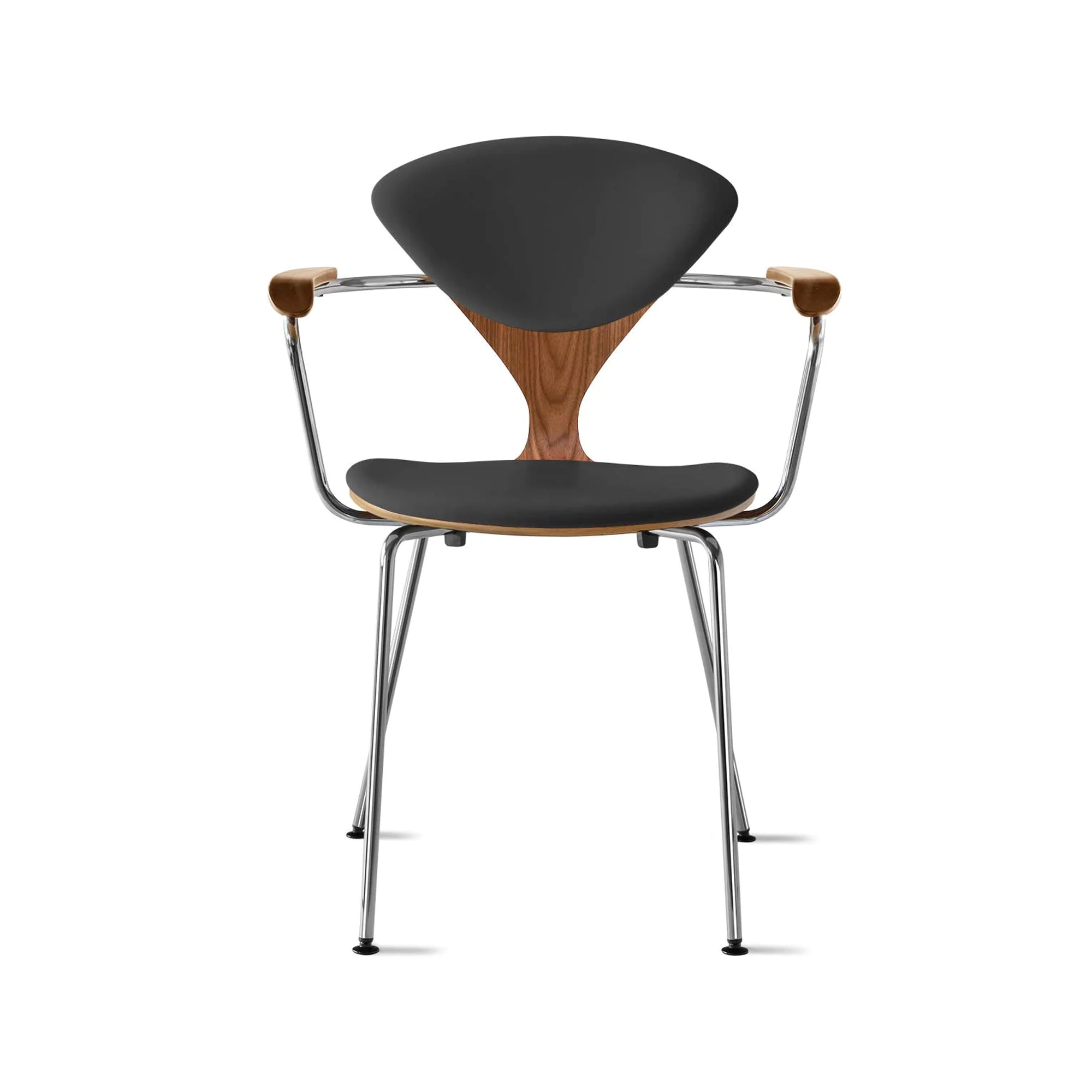 Cherner Metal Armchair with Seat and Back Pads