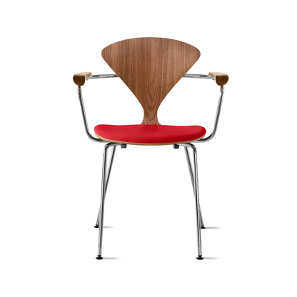 Cherner Metal Armchair with Seat Pad