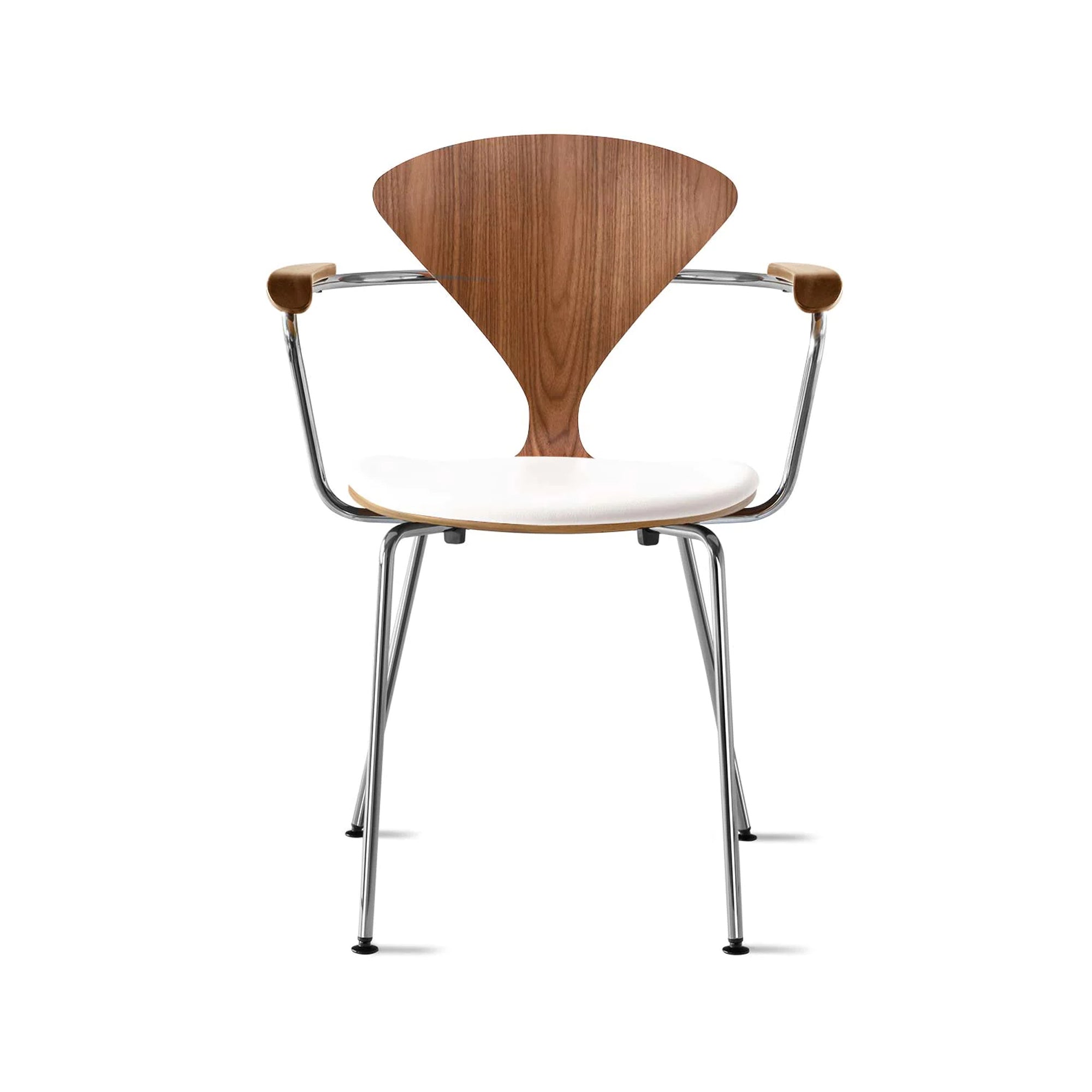 Cherner Metal Armchair with Seat Pad
