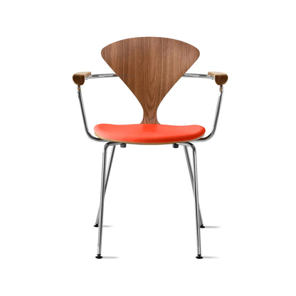 Cherner Metal Armchair with Seat Pad