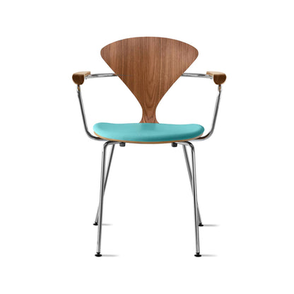 Cherner Metal Armchair with Seat Pad