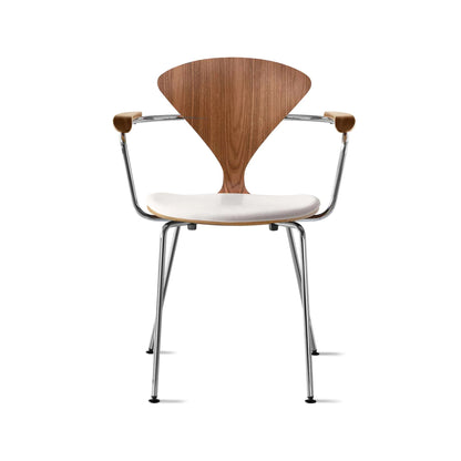 Cherner Metal Armchair with Seat Pad