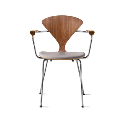 Cherner Metal Armchair with Seat Pad
