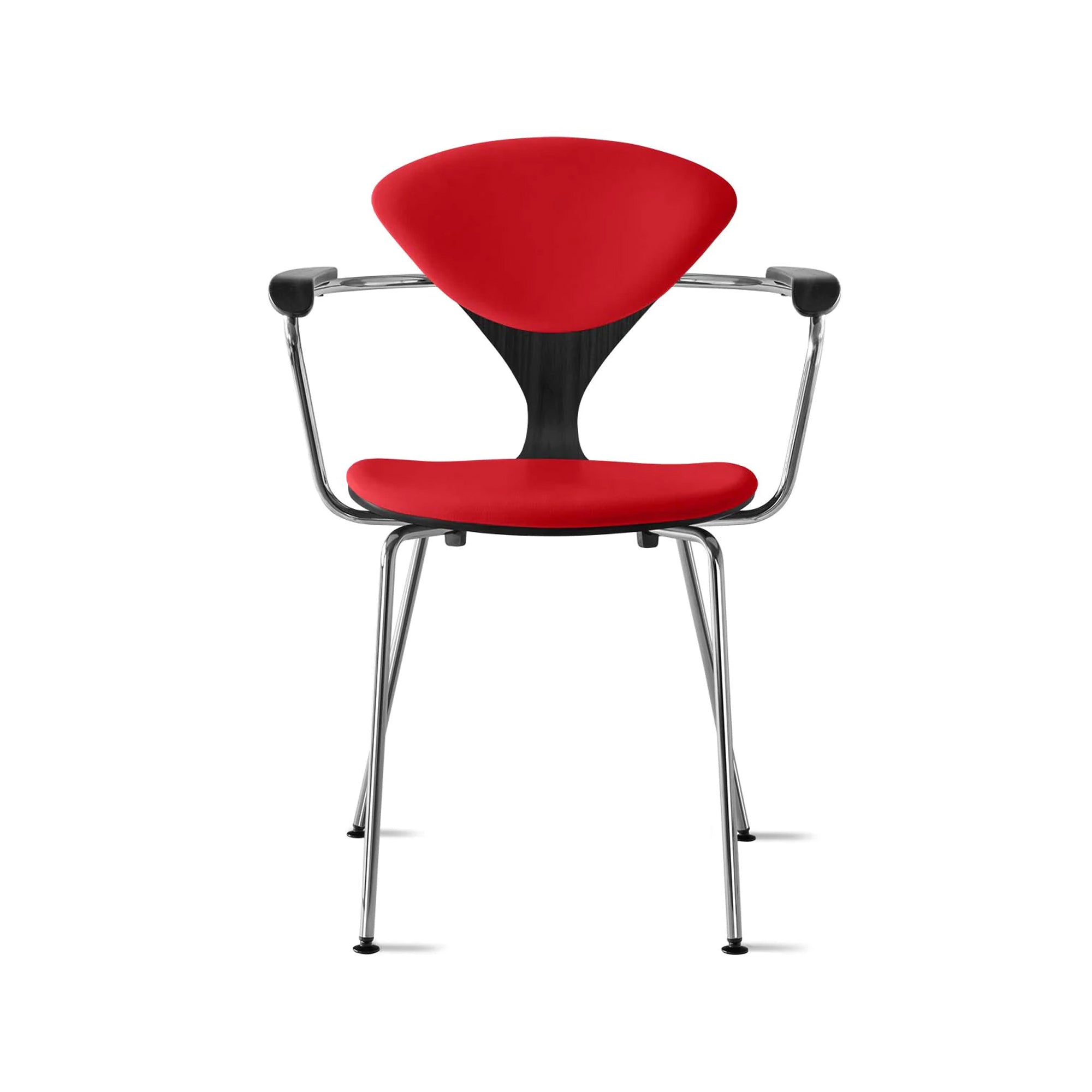 Cherner Metal Armchair with Seat and Back Pads