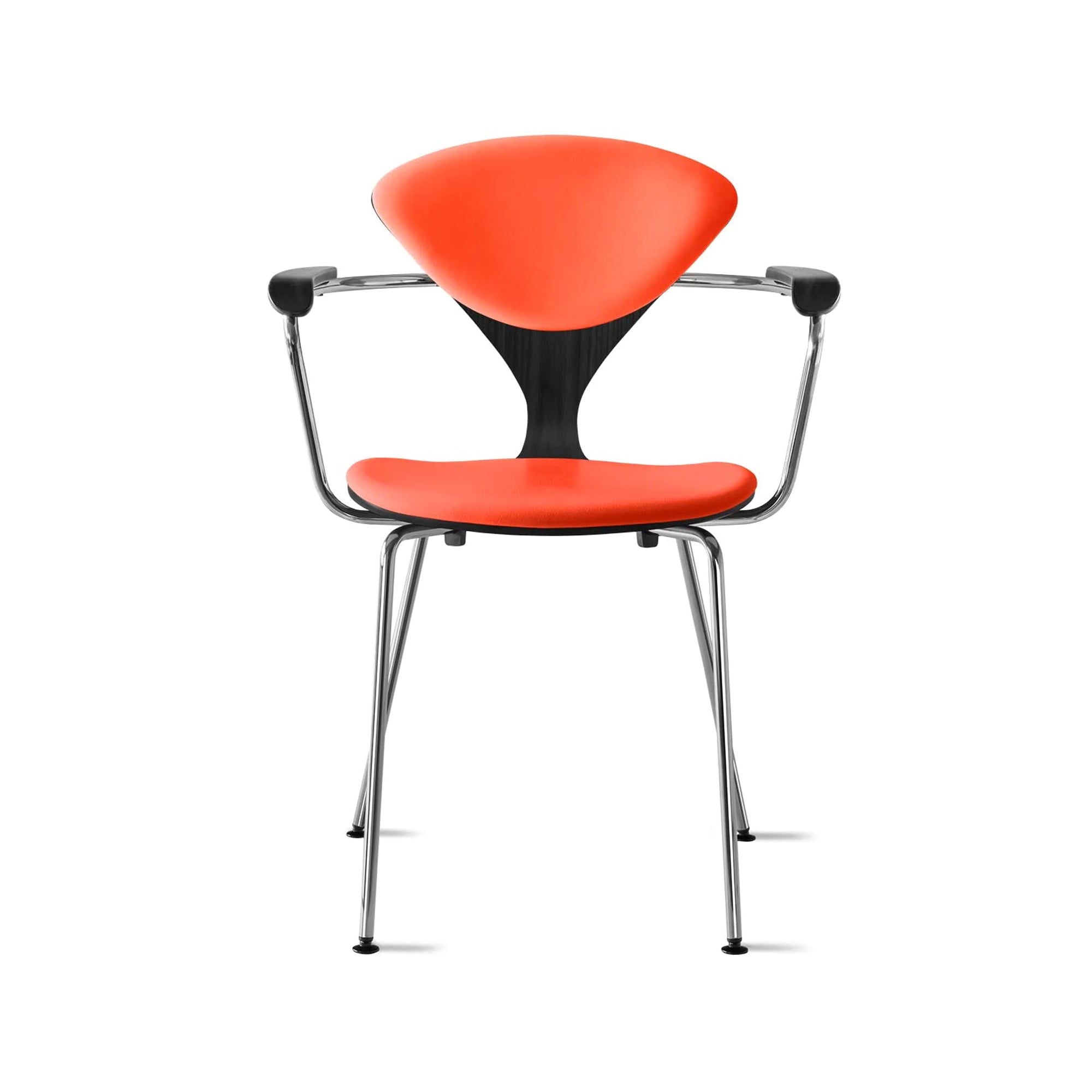 Cherner Metal Armchair with Seat and Back Pads