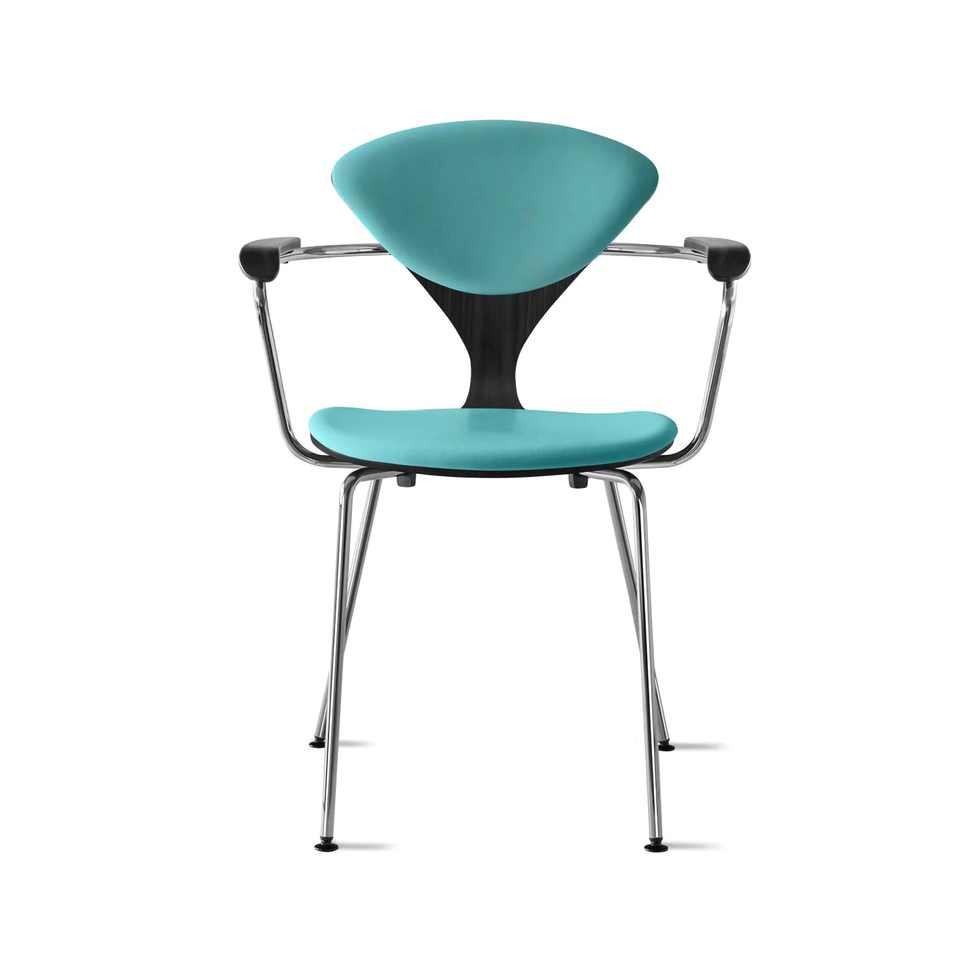 Cherner Metal Armchair with Seat and Back Pads