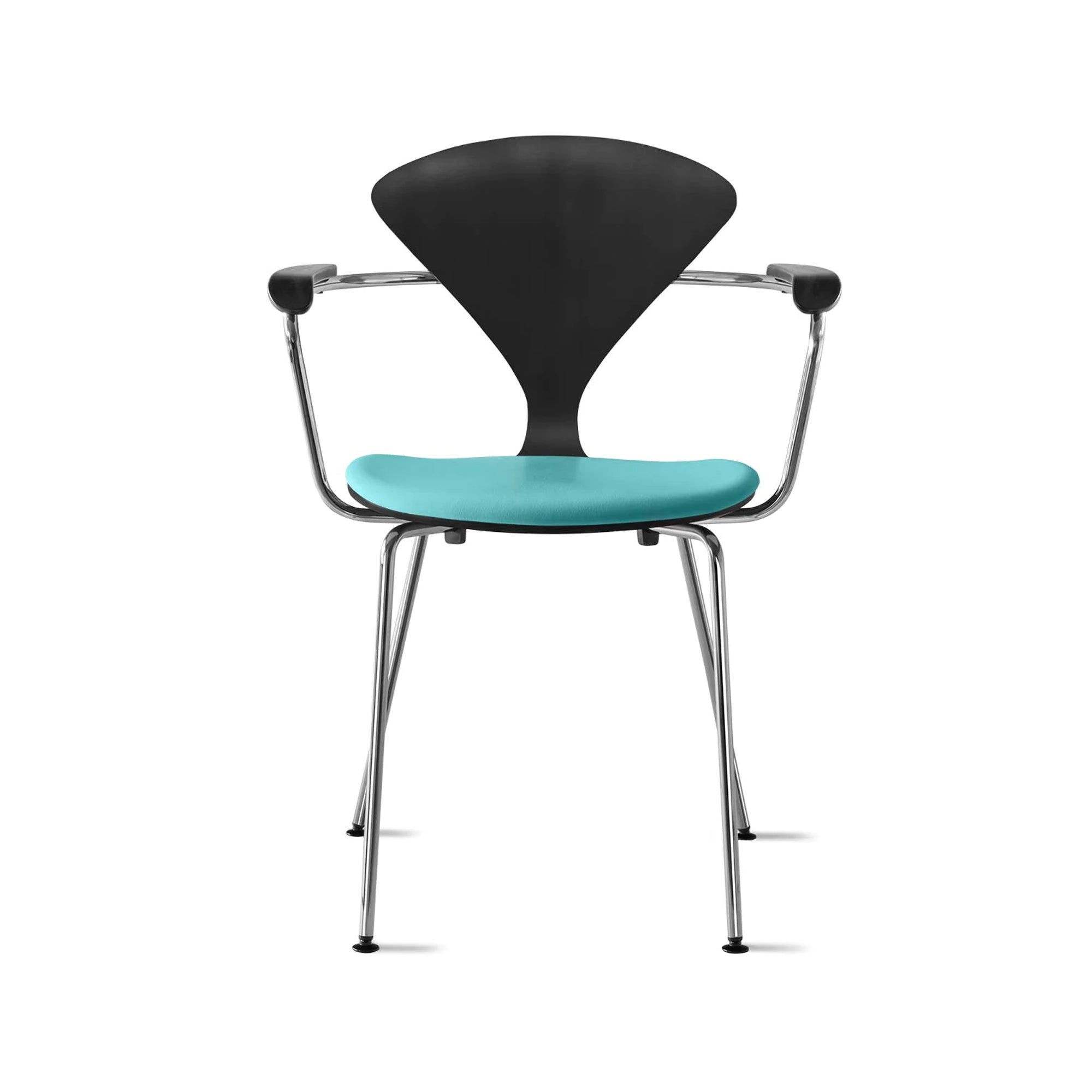 Cherner Metal Armchair with Seat Pad