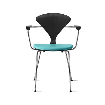 Cherner Metal Armchair with Seat Pad