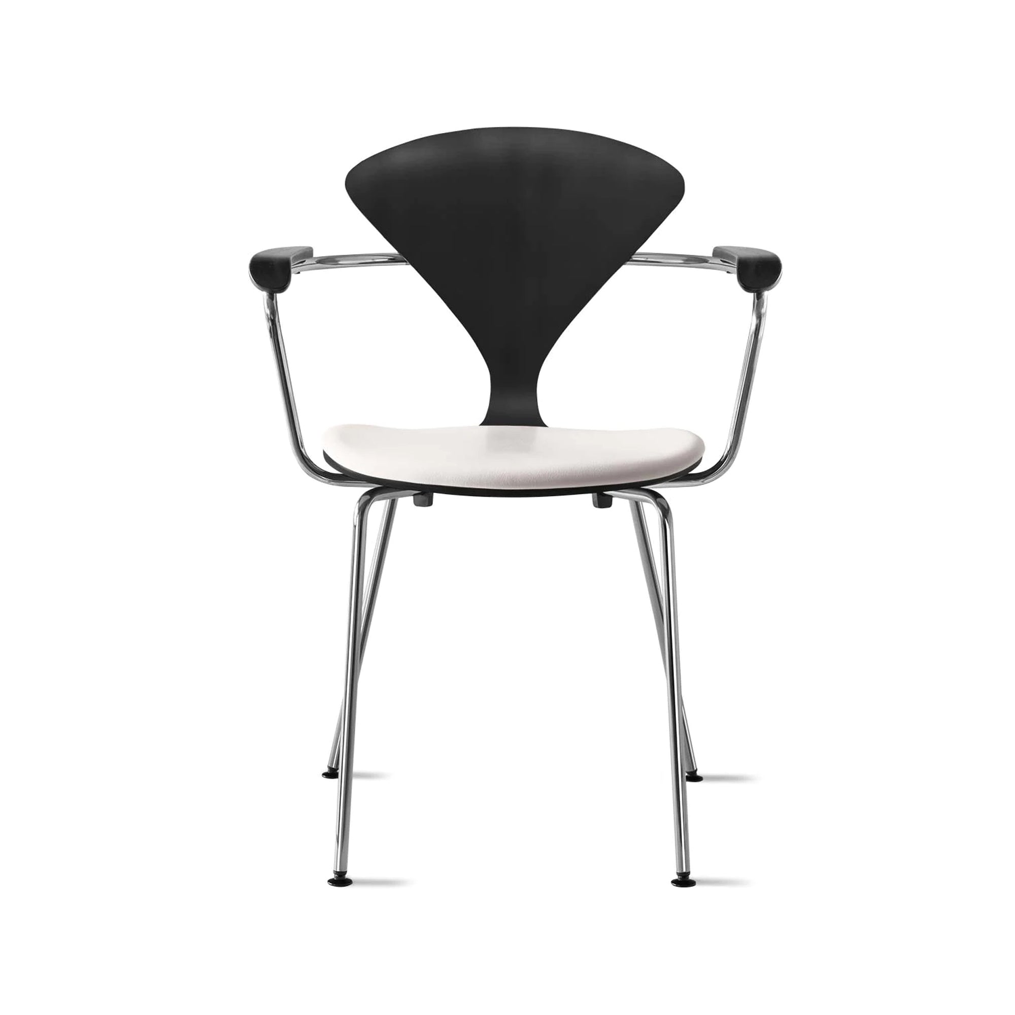 Cherner Metal Armchair with Seat Pad