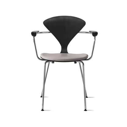 Cherner Metal Armchair with Seat Pad