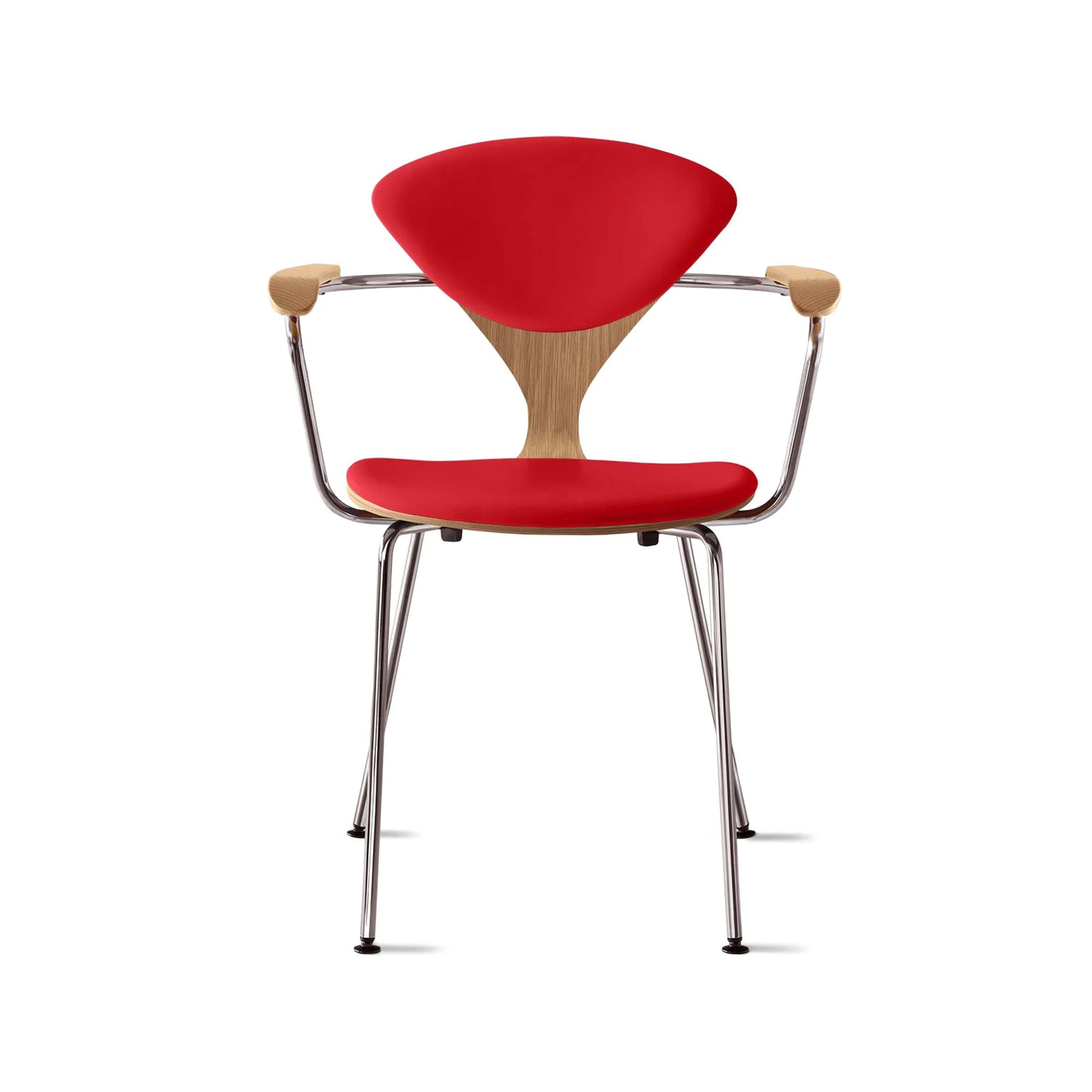 Cherner Metal Armchair with Seat and Back Pads