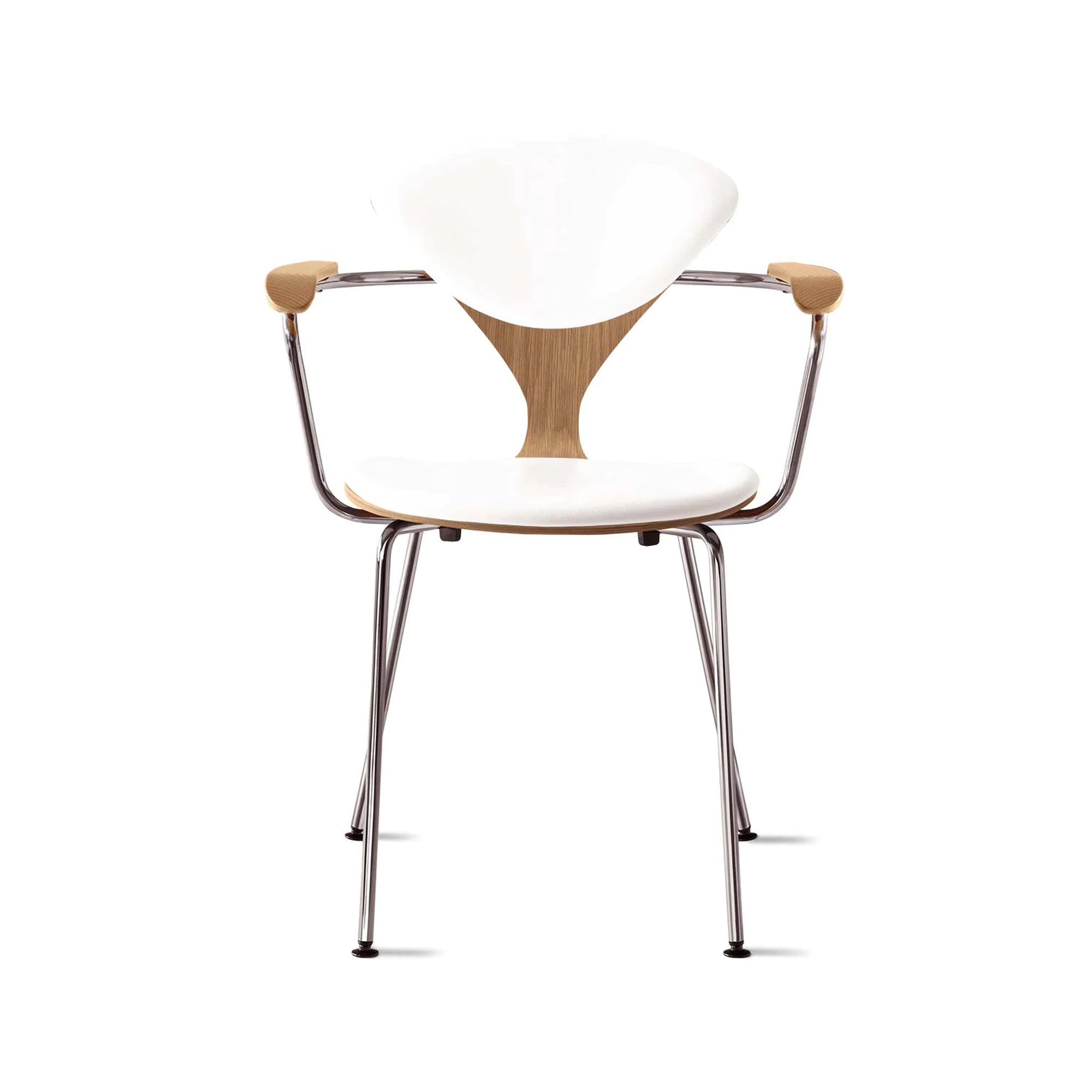 Cherner Metal Armchair with Seat and Back Pads