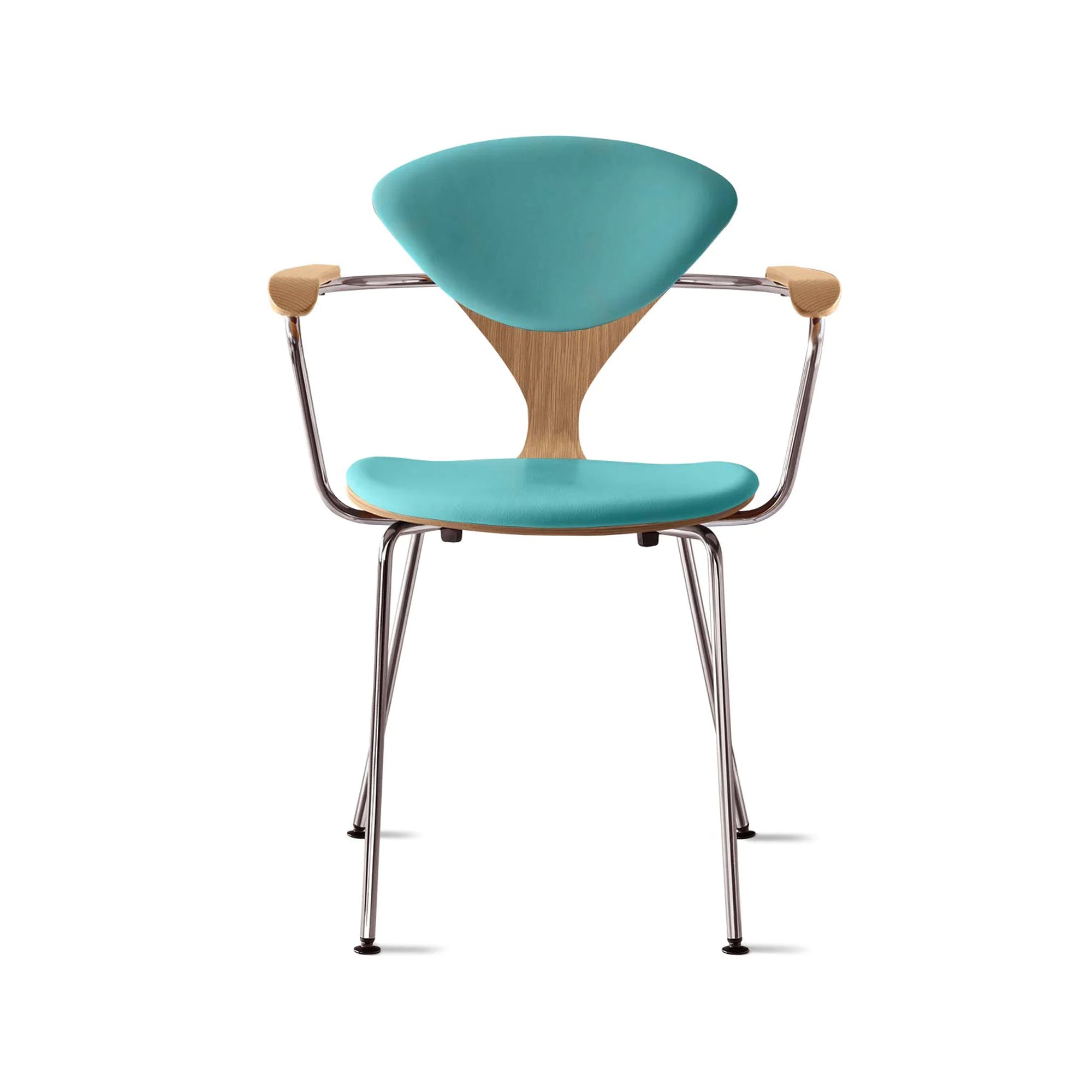 Cherner Metal Armchair with Seat and Back Pads