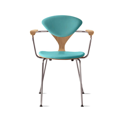 Cherner Metal Armchair with Seat and Back Pads