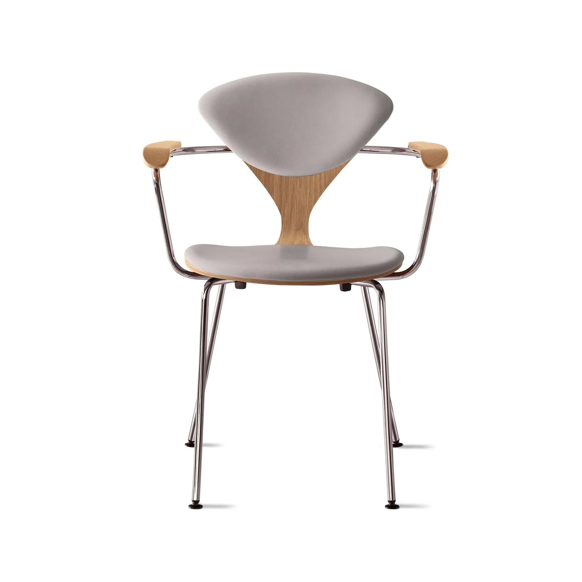 Cherner Metal Armchair with Seat and Back Pads