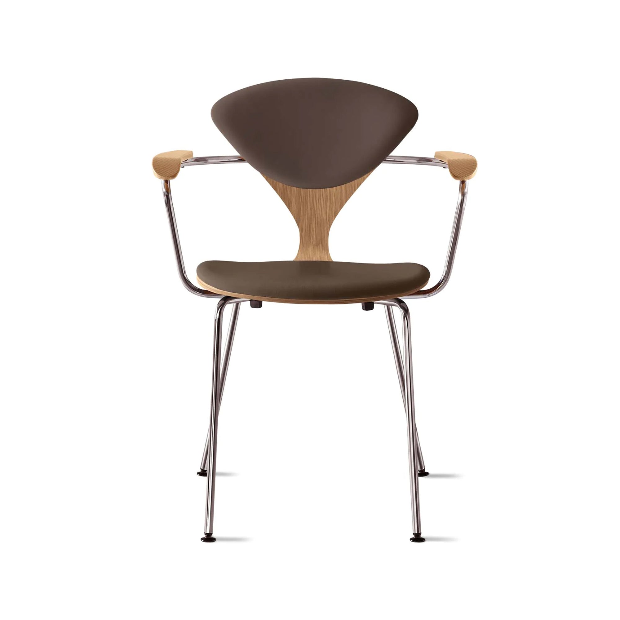 Cherner Metal Armchair with Seat and Back Pads