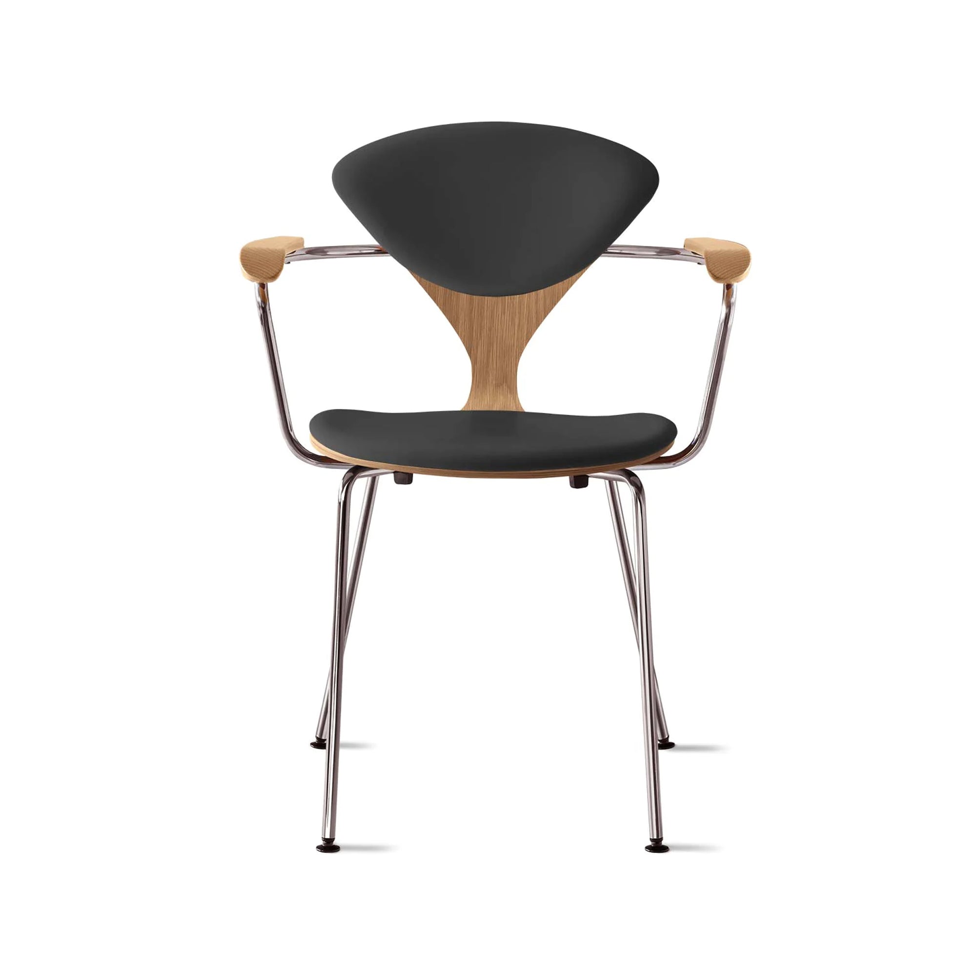 Cherner Metal Armchair with Seat and Back Pads