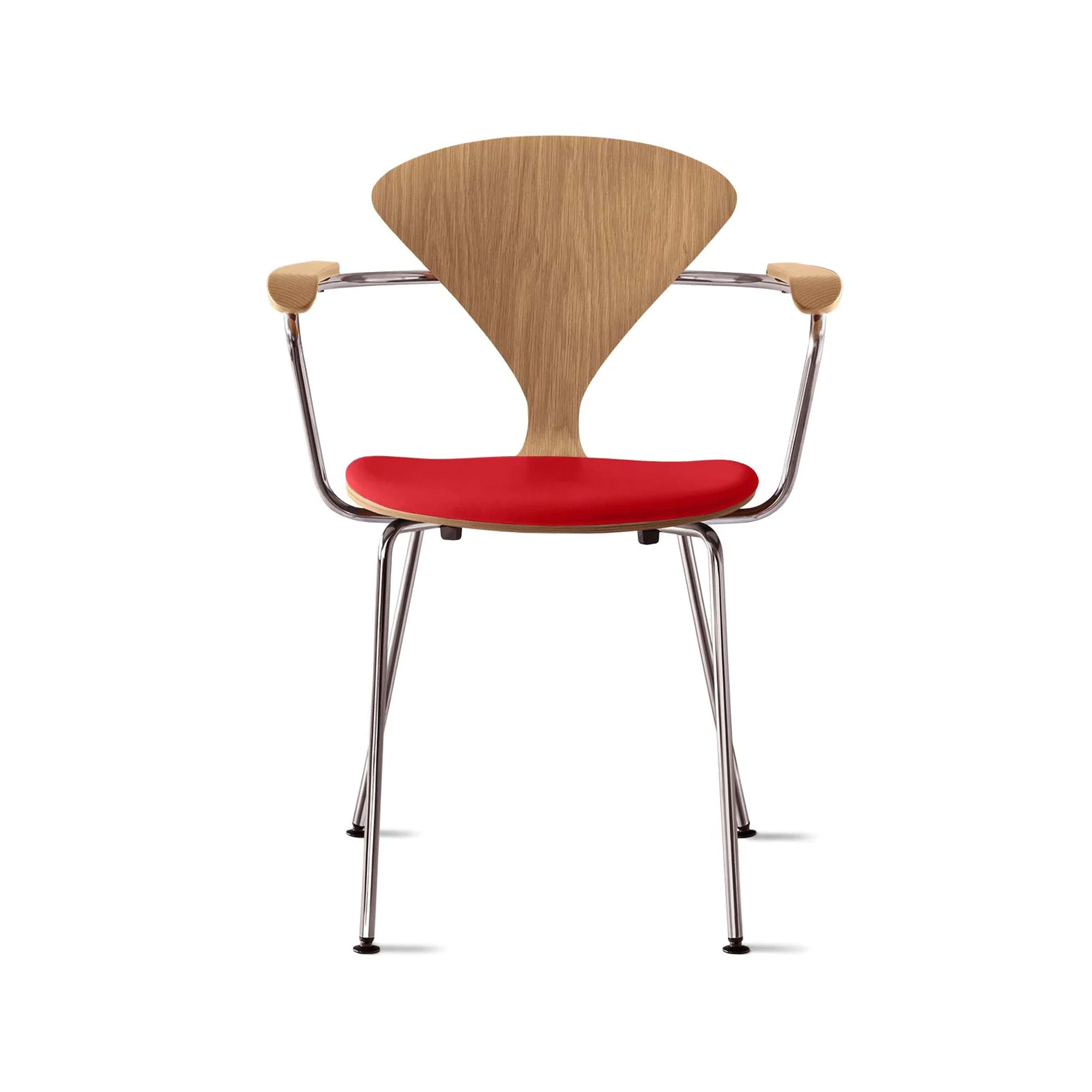 Cherner Metal Armchair with Seat Pad