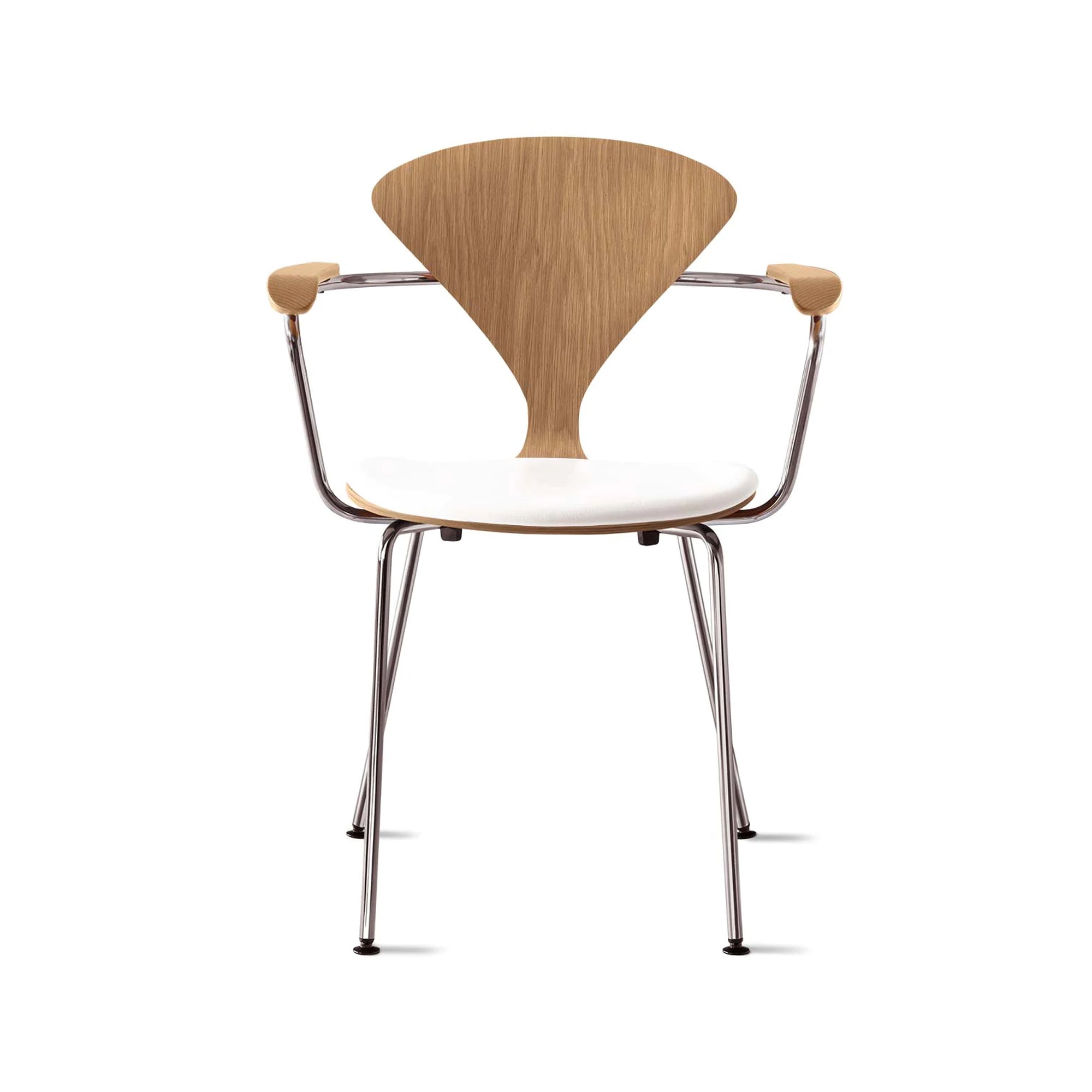 Cherner Metal Armchair with Seat Pad