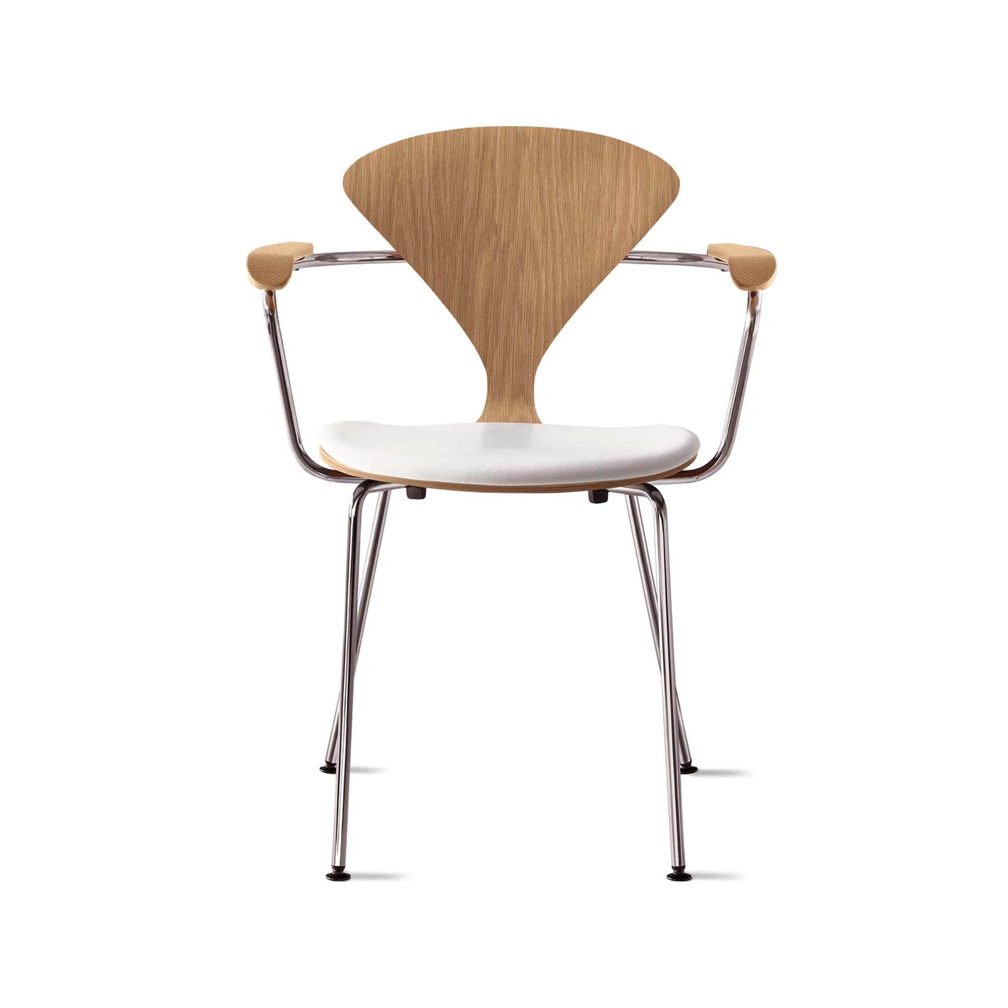 Cherner Metal Armchair with Seat Pad