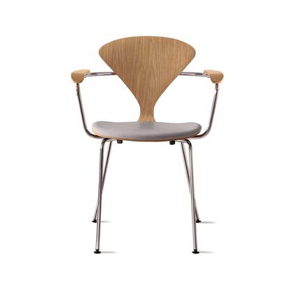 Cherner Metal Armchair with Seat Pad