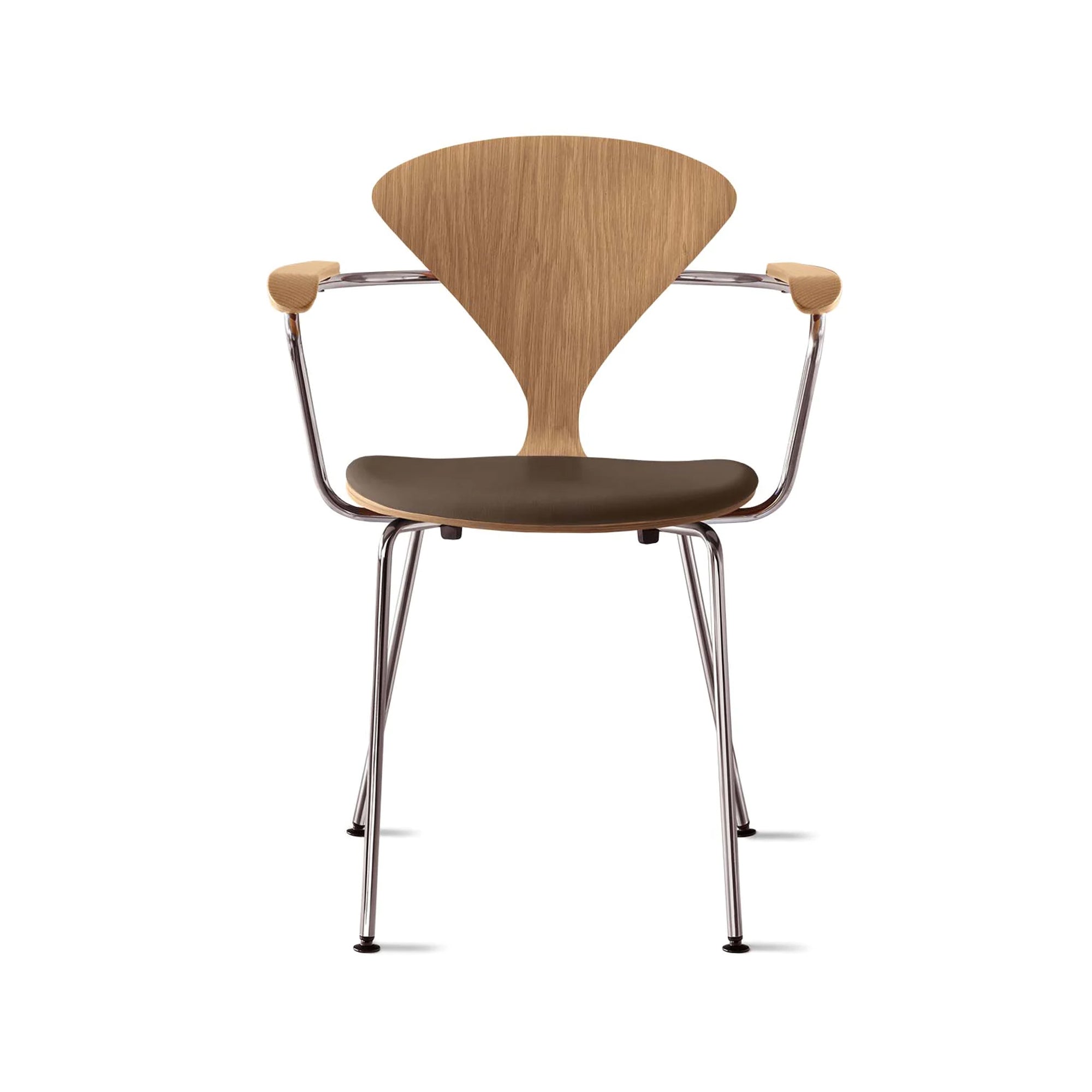 Cherner Metal Armchair with Seat Pad