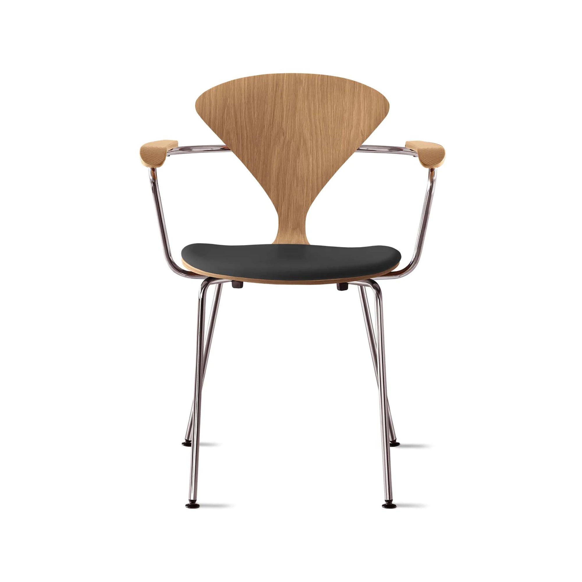 Cherner Metal Armchair with Seat Pad