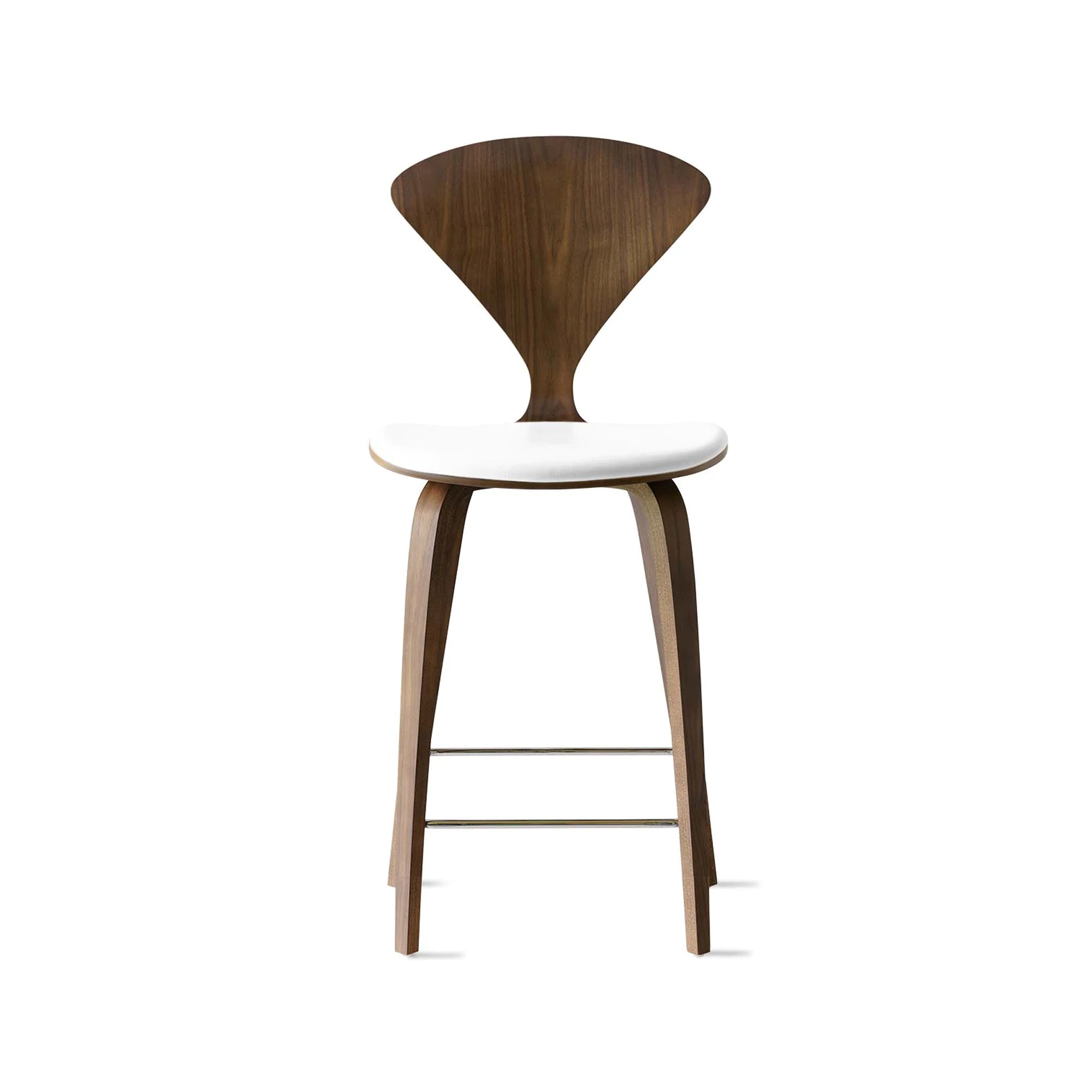 Cherner Wood Bar Chair with Seat Pad