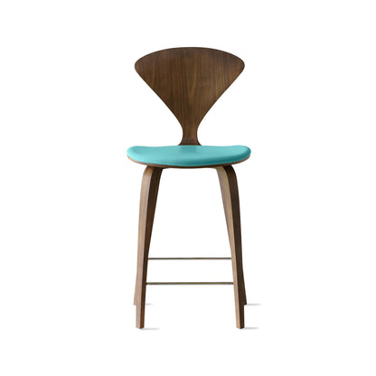 Cherner Wood Bar Chair with Seat Pad