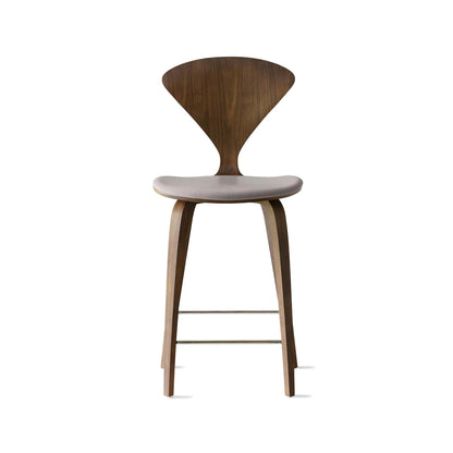 Cherner Wood Bar Chair with Seat Pad