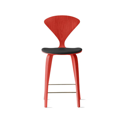 Cherner Wood Bar Chair with Seat Pad