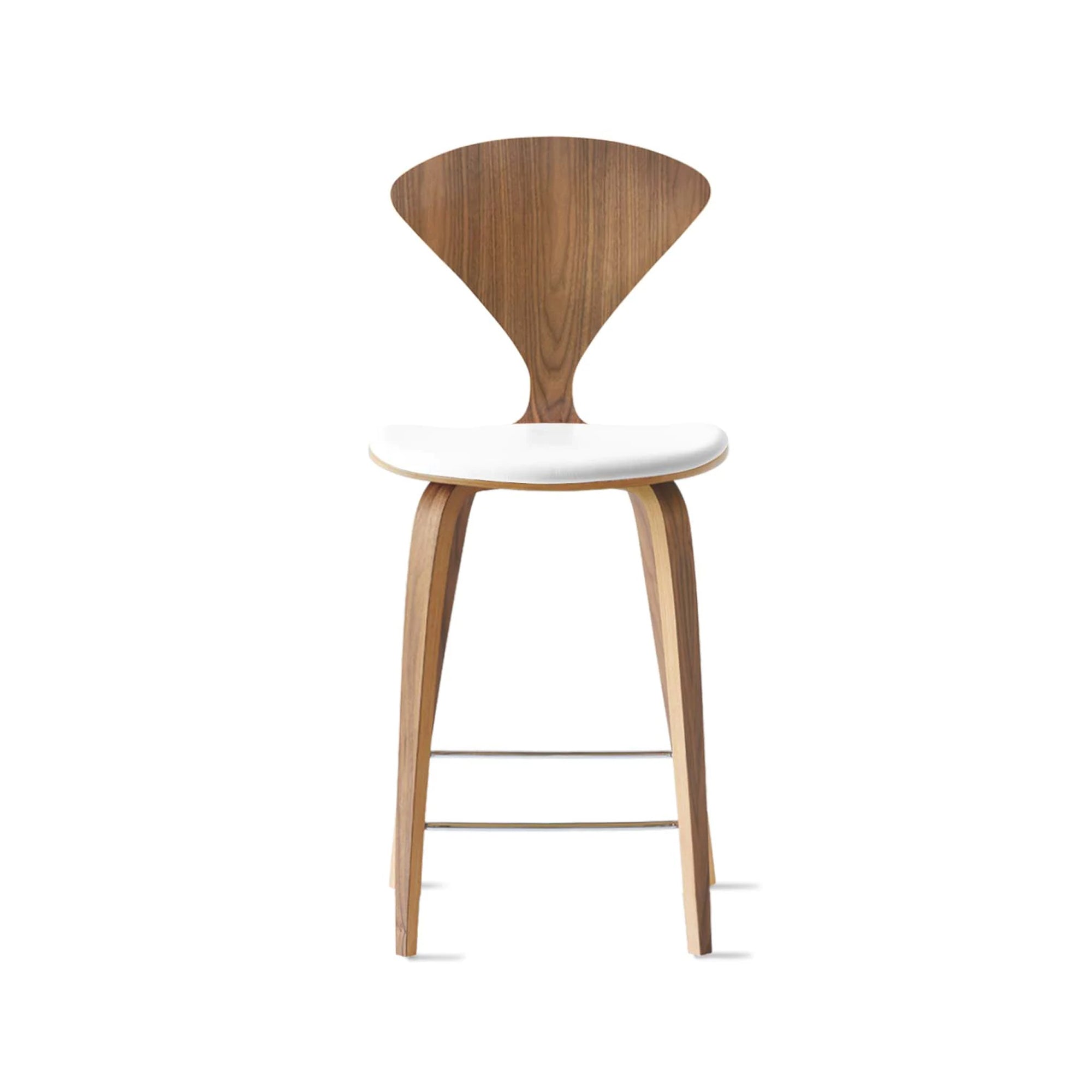 Cherner Wood Bar Chair with Seat Pad