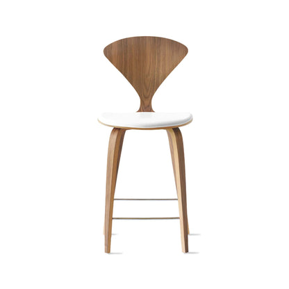 Cherner Wood Bar Chair with Seat Pad