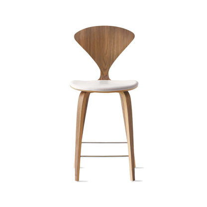Cherner Wood Bar Chair with Seat Pad