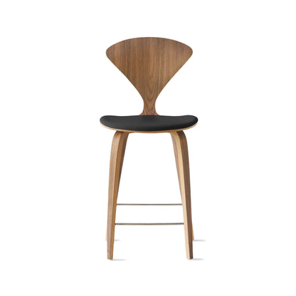 Cherner Wood Bar Chair with Seat Pad