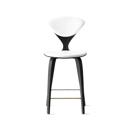 Cherner Wood Bar Chair with Seat and Back Pads