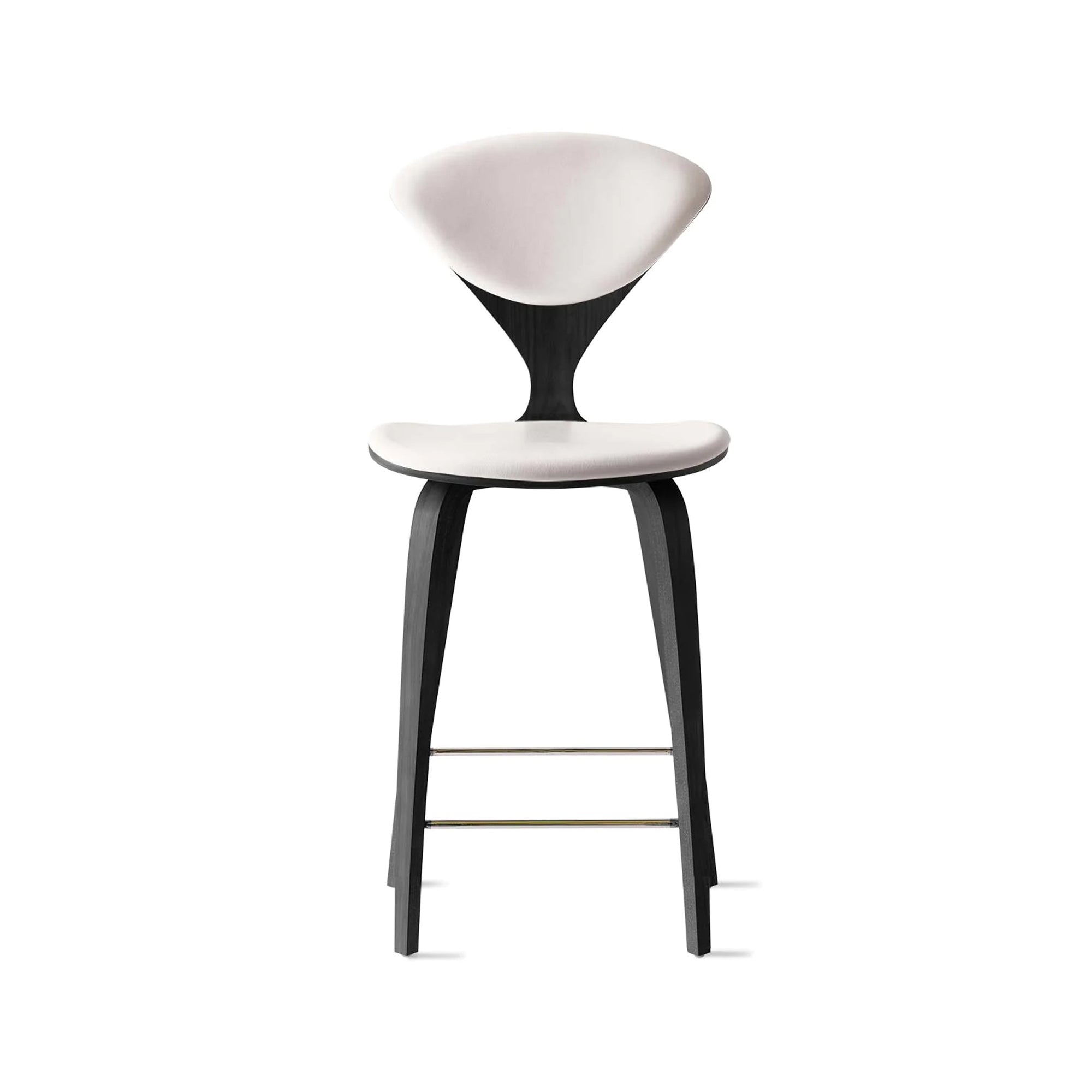 Cherner Wood Bar Chair with Seat and Back Pads