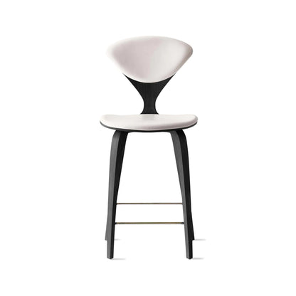 Cherner Wood Bar Chair with Seat and Back Pads