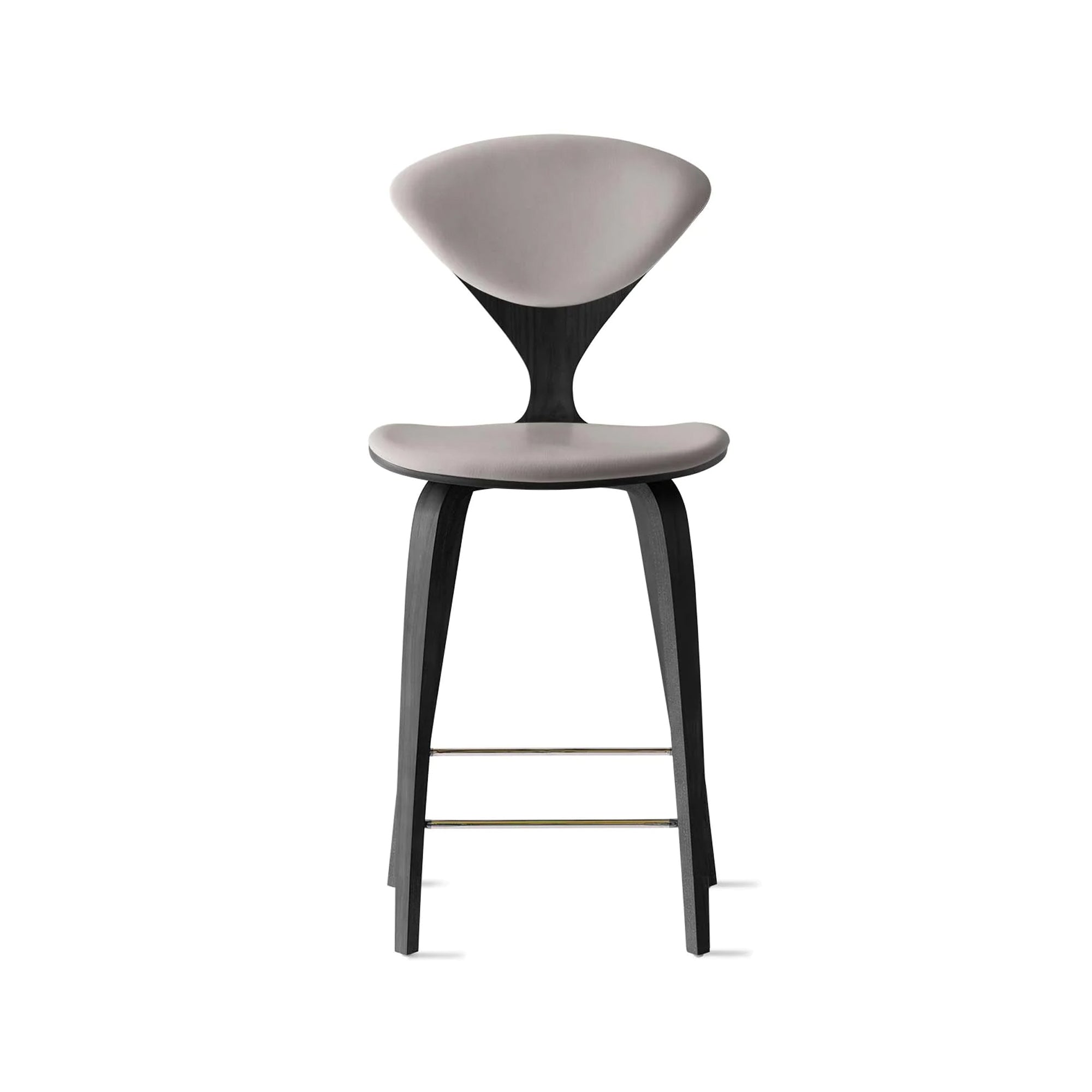 Cherner Wood Bar Chair with Seat and Back Pads