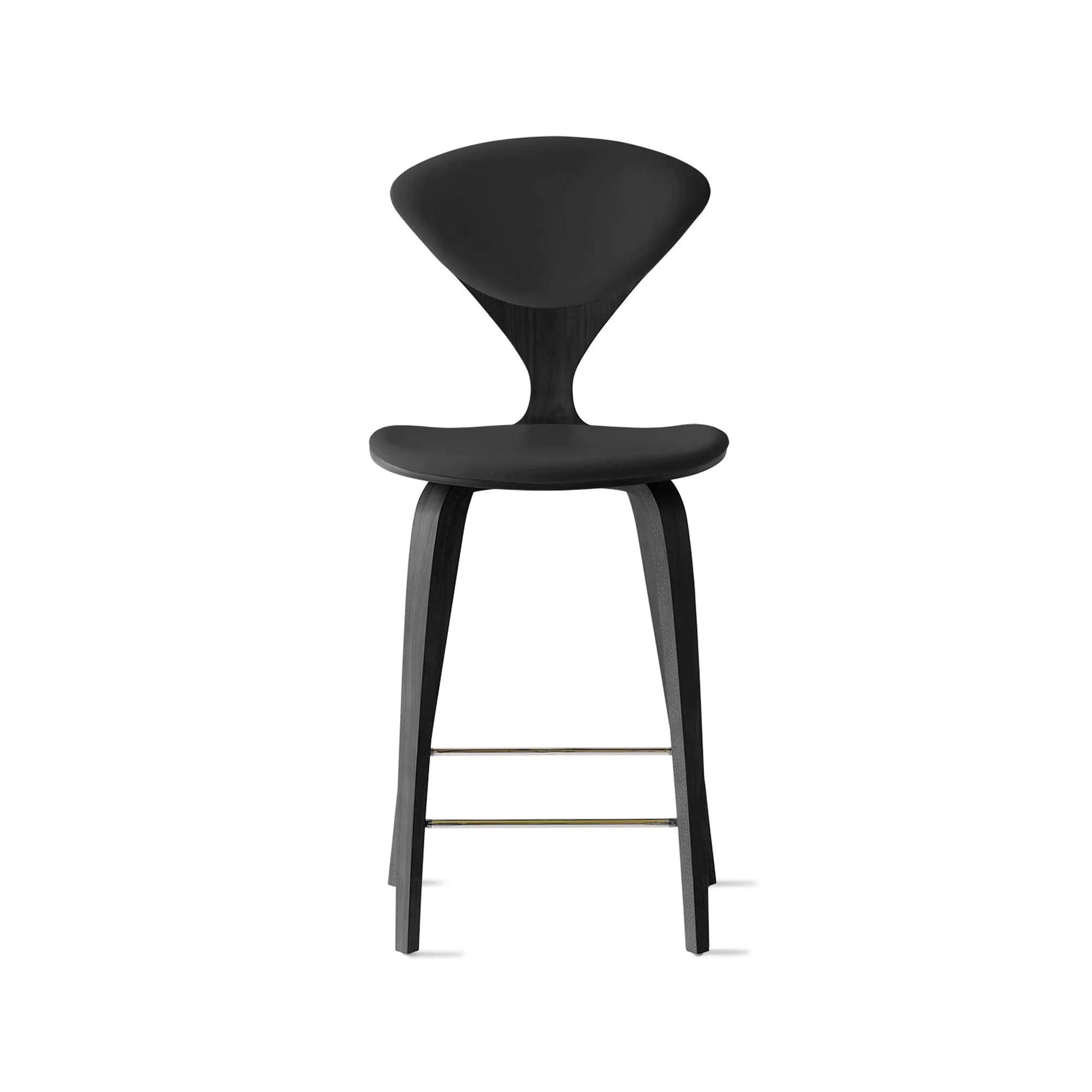 Cherner Wood Bar Chair with Seat and Back Pads