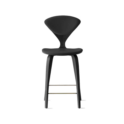 Cherner Wood Bar Chair with Seat and Back Pads