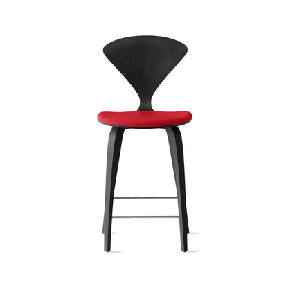 Cherner Wood Bar Chair with Seat Pad